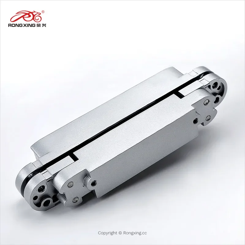 Hidden 3D adjustable cross-folding hinges